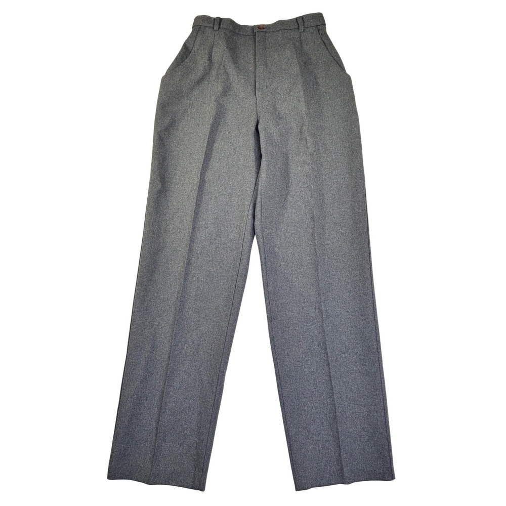 Vintage Levi Strauss Bend Over 25Wx28L Gray Pleated High Rise Straight Leg Pants